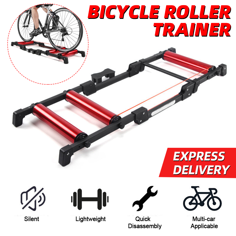 Bike Rollers Indoor Cycling Aluminum - Rol Sepeda Latihan Dalam Ruangan Sepeda
