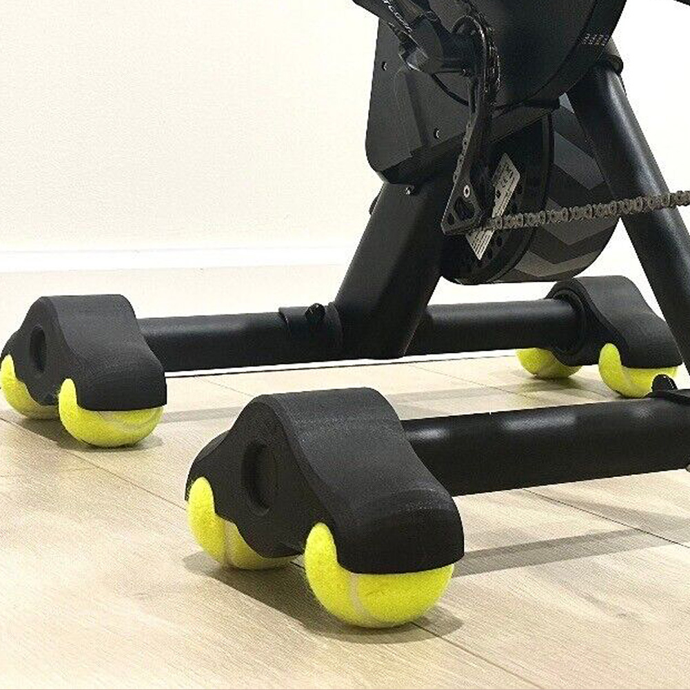 2/4 Set Alas Kaki untuk Latiha - Rocker Plate Indoor Bike Trainer ulasan dan harga