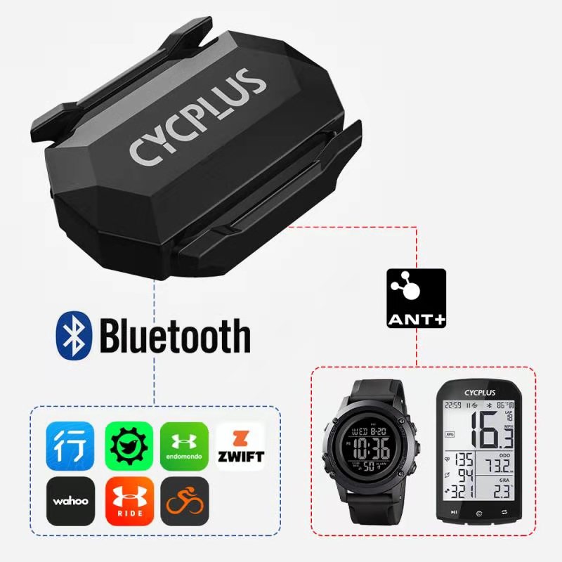 Cycloplus Speedometer komputer - Cycling Speed Cadence Sensor Dual ulasan dan harga