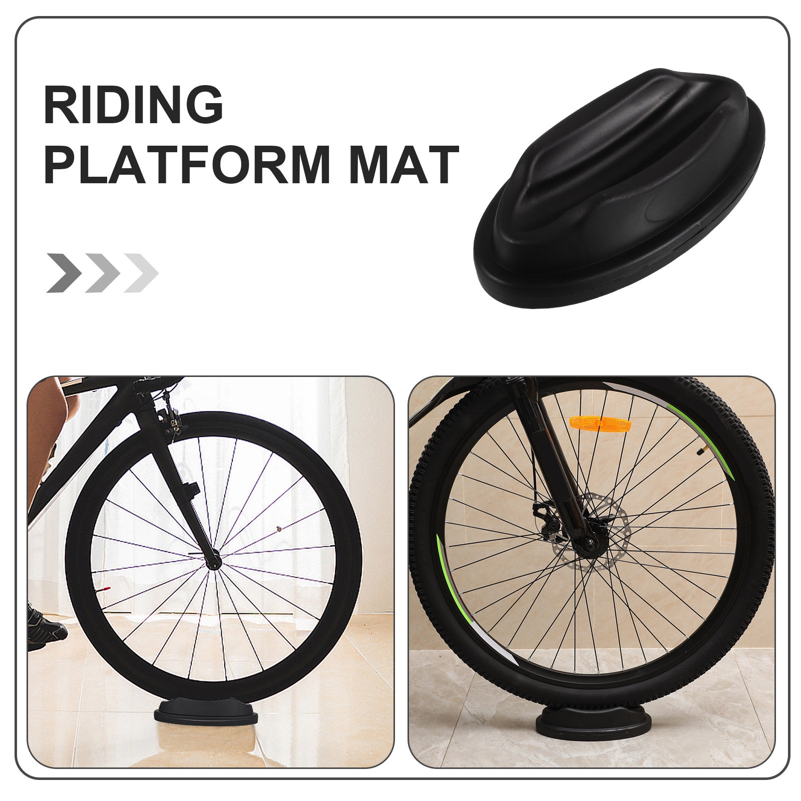 Alat Latihan Sepeda Dalam Ruan - Bike Trainer Front Wheel Riser Block ulasan dan harga