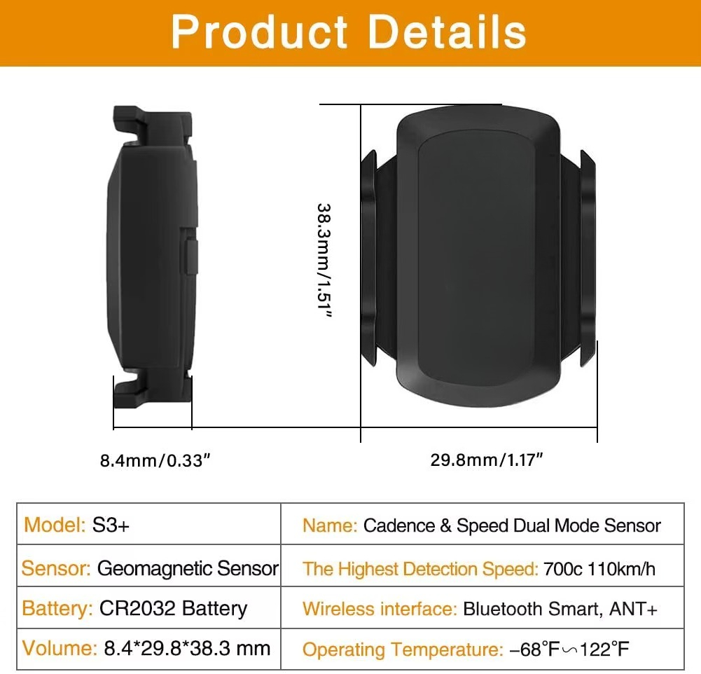 Sensor Kecepatan Dual Mode unt - Cycling Speed Cadence Sensor Dual ulasan dan harga