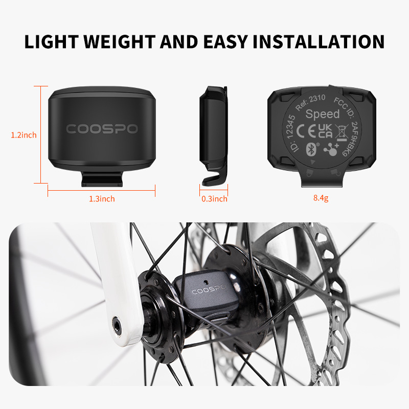 COOSPO Sensor Kadensi/Kecepata - Cycling Speed Cadence Sensor Dual ulasan dan harga