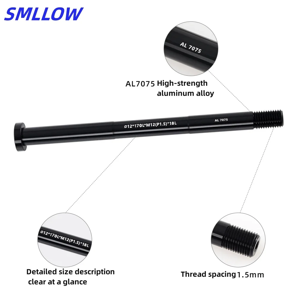 Smllow M12 Axle MTB Road Bike  - Thru Axle Adapter For Bike Trainer ulasan dan harga