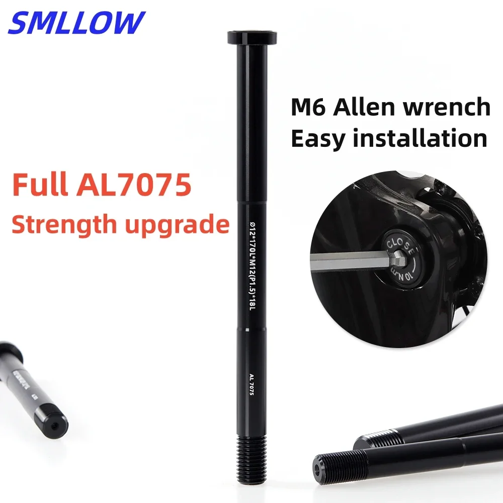Smllow M12 Axle MTB Road Bike  - Thru Axle Adapter For Bike Trainer ulasan dan harga