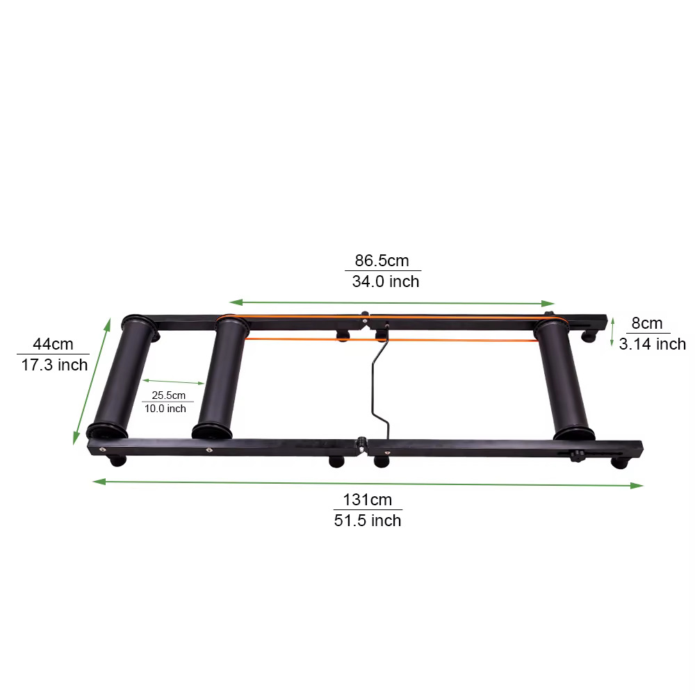 Roller Trainer Sepeda Mini Alu - Bike Rollers Indoor Cycling Aluminum ulasan dan harga